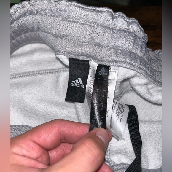 Adidas Mens XL Grey Sweatpants - Picture 3 of 3
